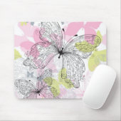 Hintergrund mit Schmetterling Mousepad (Mit Mouse)
