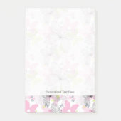 Hintergrund mit Schmetterling Post-it Klebezettel (Vorderseite)