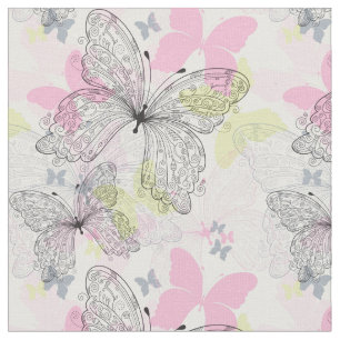 Hintergrund mit Schmetterling Stoff