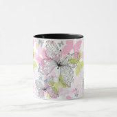 Hintergrund mit Schmetterling Tasse (Zentrum)
