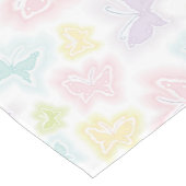 Hintergrund mit Schmetterlingen im Aquarell Kurzer Tischläufer (Ecke)