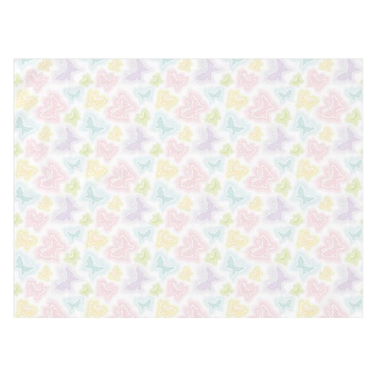 Hintergrund mit Schmetterlingen im Aquarell Tischdecke (Vorderseite (Horizontal))