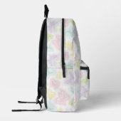 Hintergrund mit Schmetterlingen in Aquarell Bedruckter Rucksack (Links)