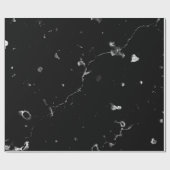 Hintergrund mit schwarzer Textur Geschenkpapier (Flach)
