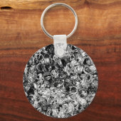 Hintergrund mit Silber Schlüsselanhänger (Vorderseite)