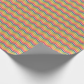 Hintergrund mit Streifen im Retro Geschenkpapier (Ecke)