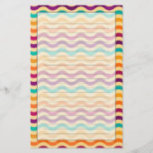 Hintergrund mit Streifen in Retro 2 Briefpapier (Vorderseite)