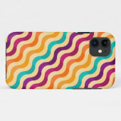 Hintergrund mit Streifen in Retro 2 Case-Mate iPhone Hülle (Rückseite (Horizontal))