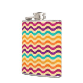 Hintergrund mit Streifen in Retro 2 Flachmann (Links)