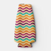 Hintergrund mit Streifen in Retro 2 Flaschenkühler (Vorderseite)