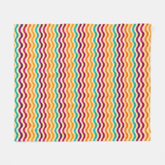 Hintergrund mit Streifen in Retro 2 Fleecedecke (Vorderseite (Horizontal))