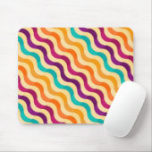 Hintergrund mit Streifen in Retro 2 Mousepad (Mit Mouse)