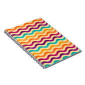 Hintergrund mit Streifen in Retro 2 Notizblock (Rechte Seite)