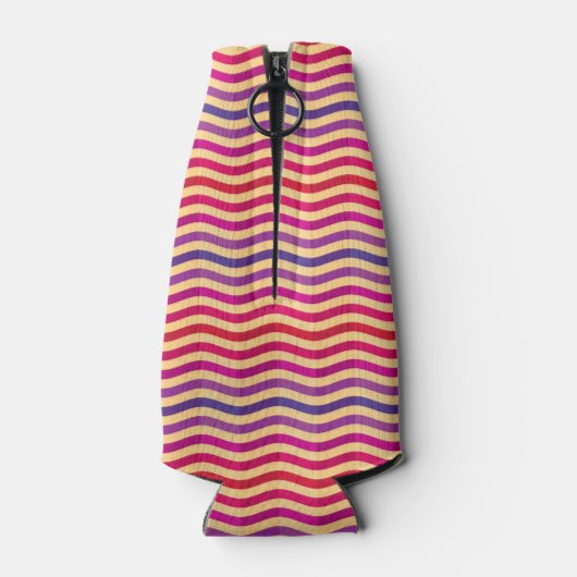 Hintergrund mit Streifen in Retro 3 Flaschenkühler (Rückseite)