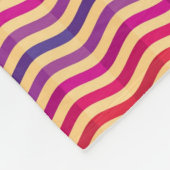 Hintergrund mit Streifen in Retro 3 Fleecedecke (Ecke)