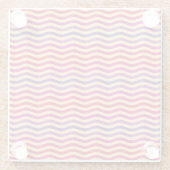 Hintergrund mit Streifen in Retro 3 Glasuntersetzer (Rückseite)