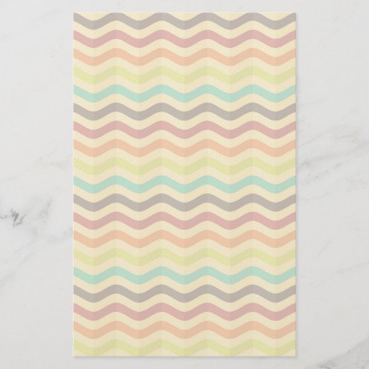 Hintergrund mit Streifen in Retro 4 Briefpapier (Vorderseite)