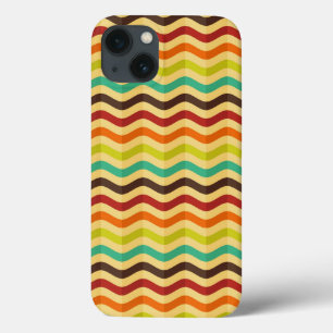 Hintergrund mit Streifen in Retro 4 Case-Mate iPhone Hülle