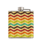 Hintergrund mit Streifen in Retro 4 Flachmann (Rückseite)