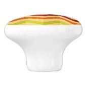 Hintergrund mit Streifen in Retro 4 Keramikknauf (Seitenansicht)