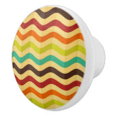 Hintergrund mit Streifen in Retro 4 Keramikknauf (Rechts)