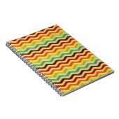 Hintergrund mit Streifen in Retro 4 Notizblock (Rechte Seite)