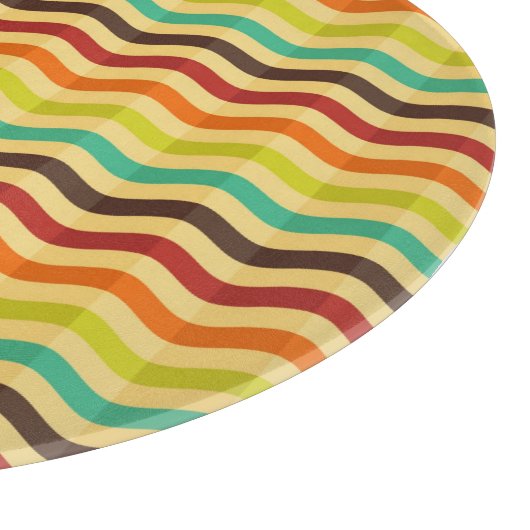 Hintergrund mit Streifen in Retro 4 Schneidebrett (Ecke)