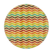 Hintergrund mit Streifen in Retro 4 Schneidebrett (Vorderseite)