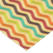 Hintergrund mit Streifen in Retro 4 Tischdecke (Schrägansicht)