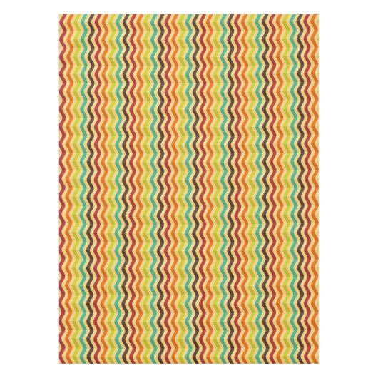 Hintergrund mit Streifen in Retro 4 Tischdecke (Vorderseite)