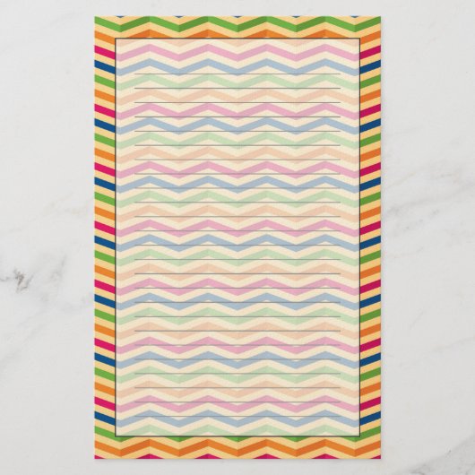 Hintergrund mit Streifen in Retro Briefpapier (Vorderseite)