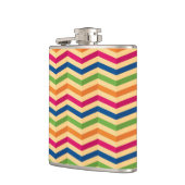 Hintergrund mit Streifen in Retro Flachmann (Links)