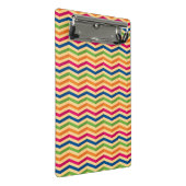 Hintergrund mit Streifen in Retro Mini Klemmbrett (Schrägansicht)