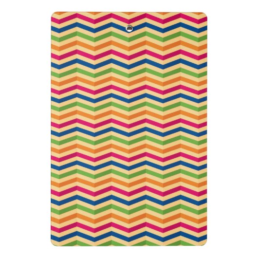 Hintergrund mit Streifen in Retro Mini Klemmbrett (Rückseite)