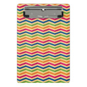 Hintergrund mit Streifen in Retro Mini Klemmbrett (Vorderseite)