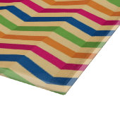 Hintergrund mit Streifen in Retro Schneidebrett (Ecke)