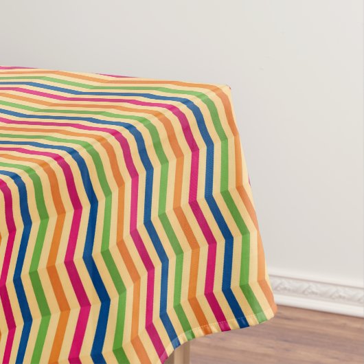 Hintergrund mit Streifen in Retro Tischdecke (Beispiel)