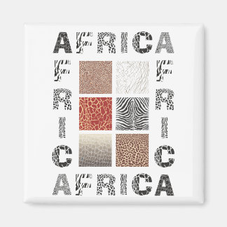 Hintergrund mit Text und Textur wild lebender Tier Magnet