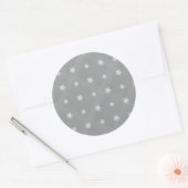 Hintergrund mit textilen Mustern Runder Aufkleber (Umschlag)