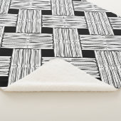 Hintergrund mit Vintagem, nahtlosem Muster Sherpadecke (3/4)