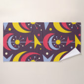 Hintergrund Mitte des Jahrhunderts moderne Vintage Badehandtuch (Badehandtuch)