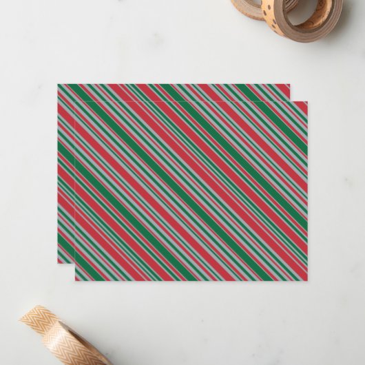 Hintergrund Mitteilungskarte (Vorderseite/Rückseite Beispiel)