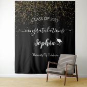 Hintergrund moderner Script Graduation Party | Abs Wandteppich (Beispiel)