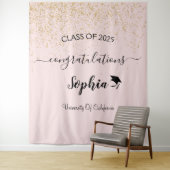 Hintergrund moderner Script Graduation Party | Abs Wandteppich (Beispiel)