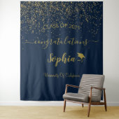 Hintergrund moderner Script Graduation Party | Abs Wandteppich (Beispiel)