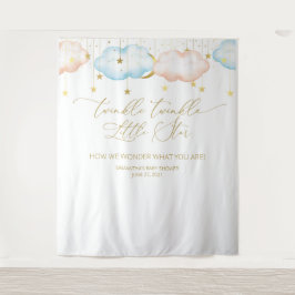 Hintergrund, Mond und Sterne der Geschlechteroffen Wandteppich