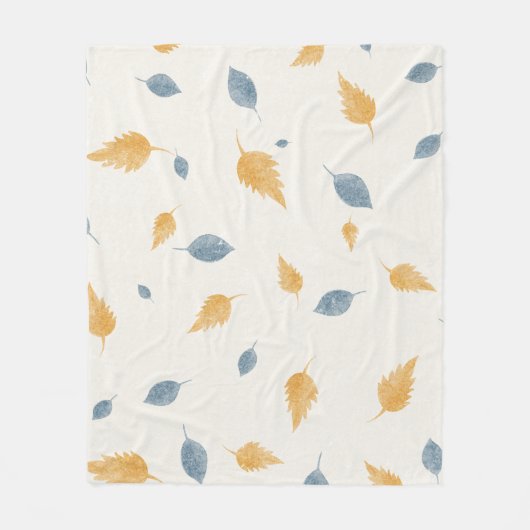 Hintergrund Muster Blätter Textur Fleecedecke (Vorderseite)