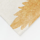 Hintergrund Muster Blätter Textur Fleecedecke (Ecke)