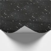 Hintergrund - nächtlicher Himmel u. Sterne Geschenkpapier (Ecke)