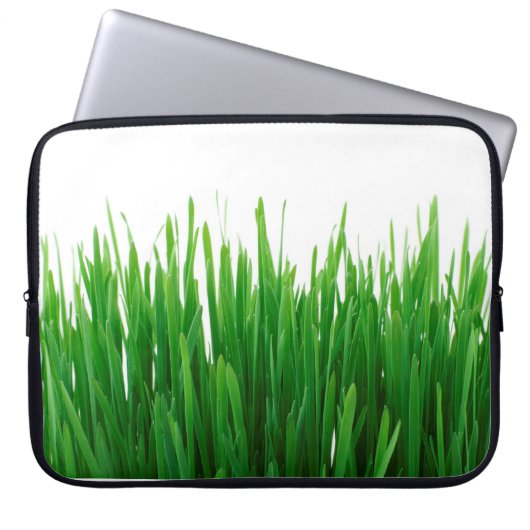 Hintergrund nah Flora frisch Laptopschutzhülle (Vorderseite)
